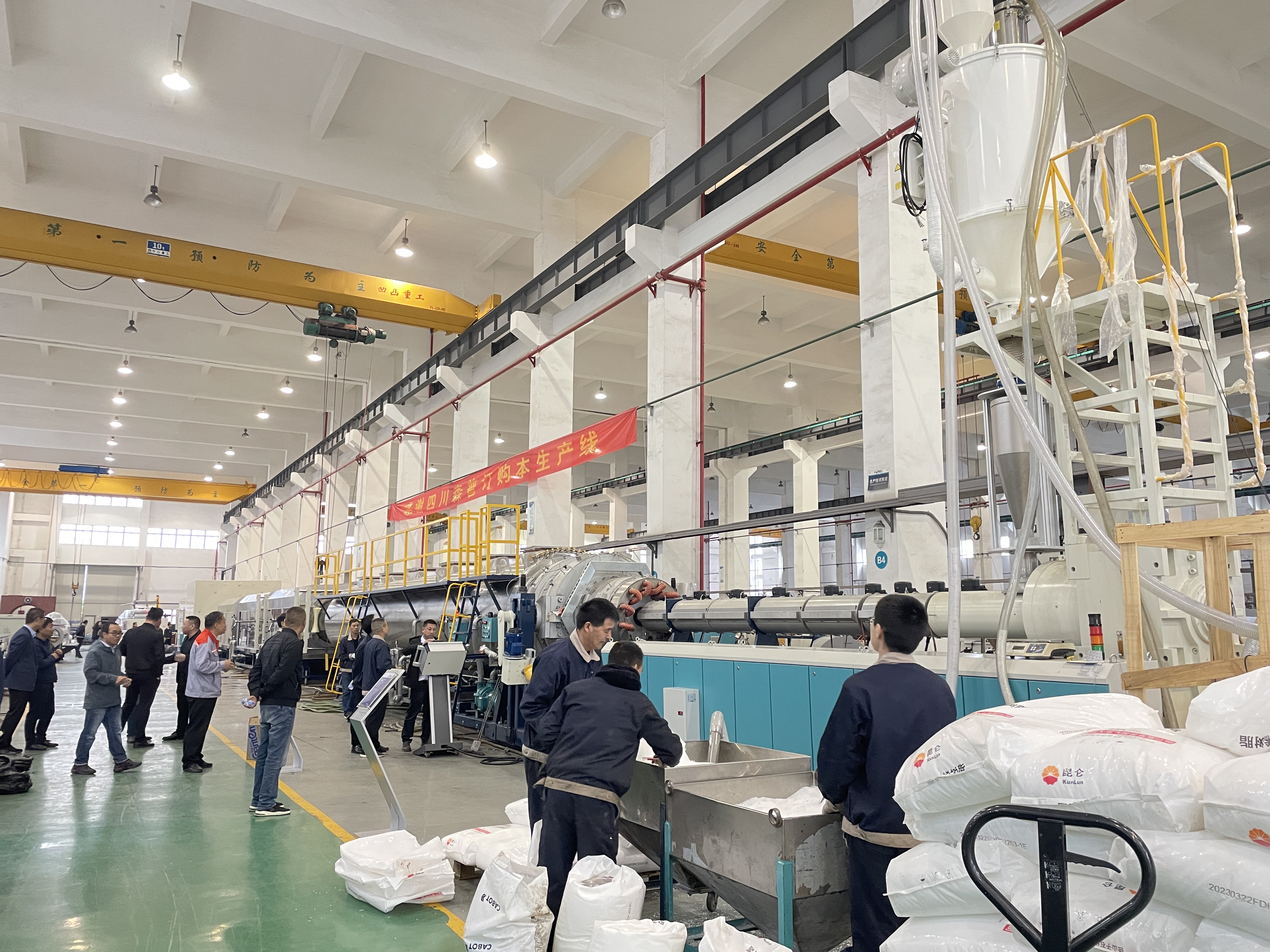 پلاسٹک کے پائپ اخراج لائن کو برقرار رکھنے کے لئے بحالی کے اہم اقدامات